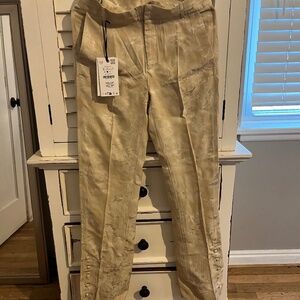 ZW COLLECTION LIMITED EDITION JACQUARD BUTTON PANTS Size Small